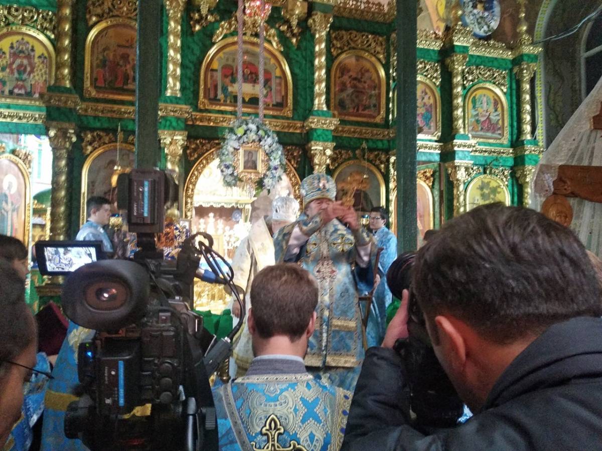 Сотрудник паломнического отдела епархии принял участие в съемках специального репортажа о православии в Крыму ТК Россия 24
